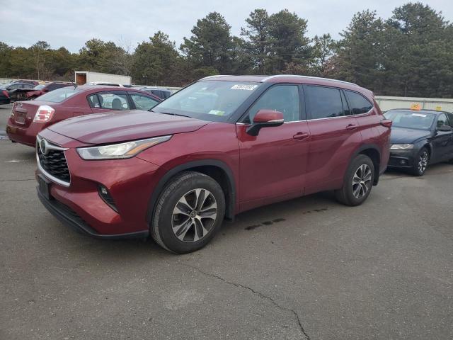 TOYOTA HIGHLANDER 2020 with VIN 5TDGZRBH0LS054394 - Photo from auction