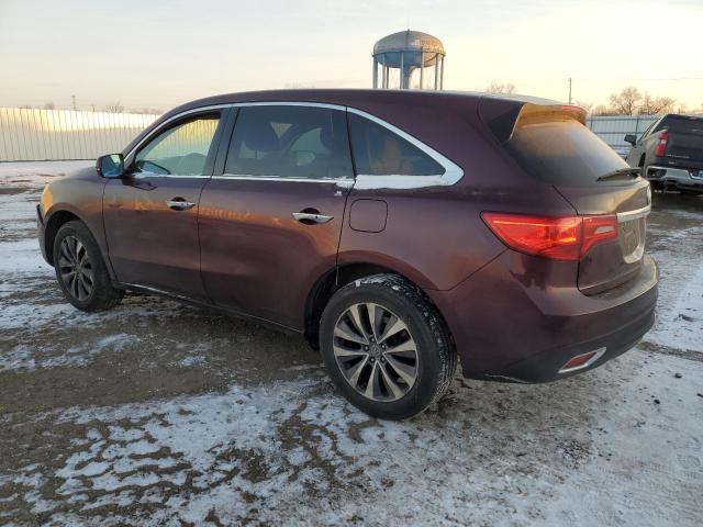 Photo 2 from auction – 2014 ACURA MDX TECHNO with VIN 5FRYD4H40EB007818