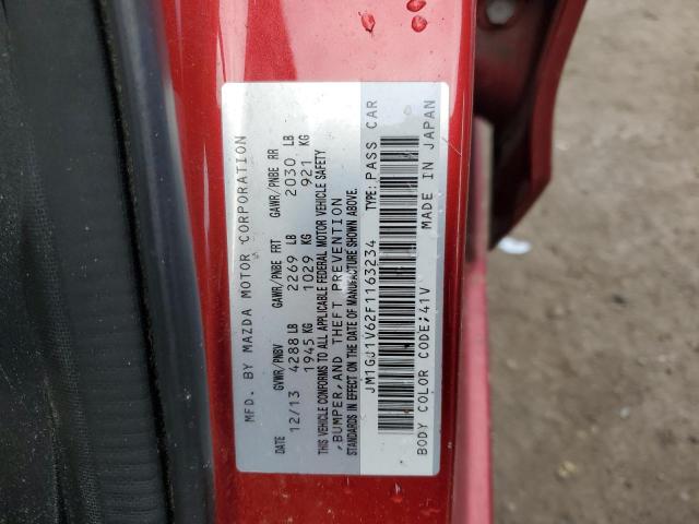 Photo 10 from auction – 2015 MAZDA 6 TOURING with VIN JM1GJ1V62F1163234