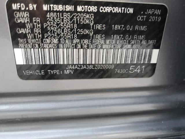Photo 14 from auction – 2020 MITSUBISHI OUTLANDER with VIN JA4AZ3A38LZ020009