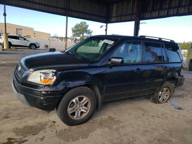 HONDA PILOT 2004 with VIN 2HKYF18784H585279 - Photo from auction