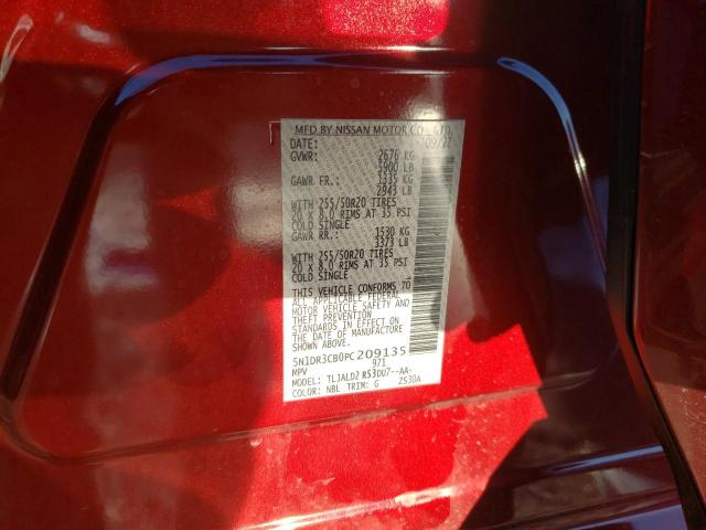 Photo 14 from auction – 2023 NISSAN PATHFINDER with VIN 5N1DR3CB0PC209135
