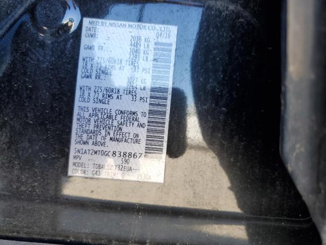 Photo 14 from auction – 2016 NISSAN ROGUE S with VIN 5N1AT2MT0GC838867