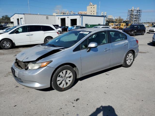 HONDA CIVIC LX 2012 with VIN 2HGFB2F50CH323162 - Photo from auction