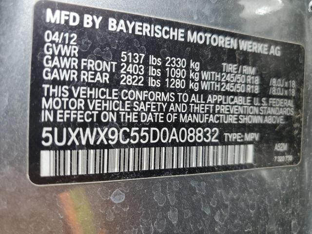 Photo 14 from auction – 2013 BMW X3 XDRIVE2 with VIN 5UXWX9C55D0A08832