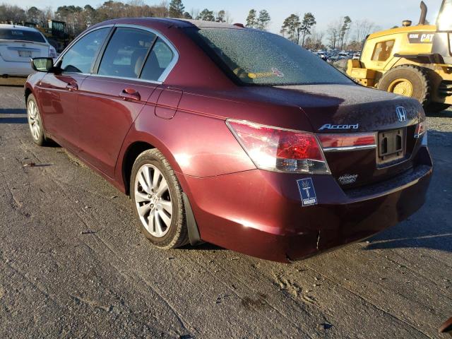 Photo 2 from auction – 2012 HONDA ACCORD EXL with VIN 1HGCP2F81CA194099