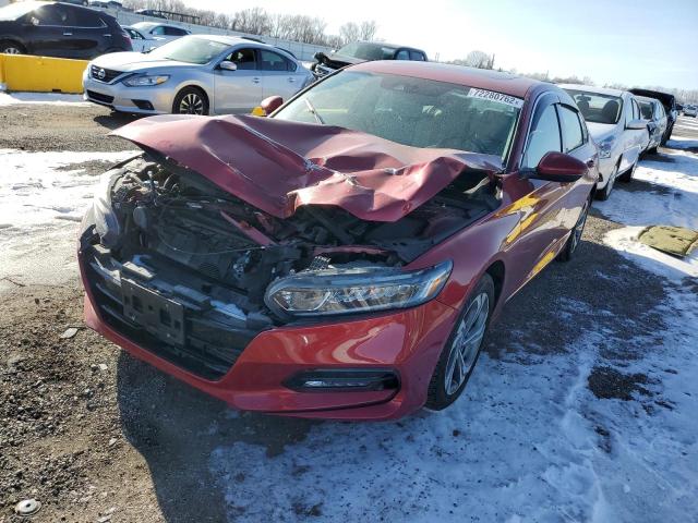 HONDA ACCORD EXL 2018 with VIN 1HGCV2F50JA034286 - Photo from auction
