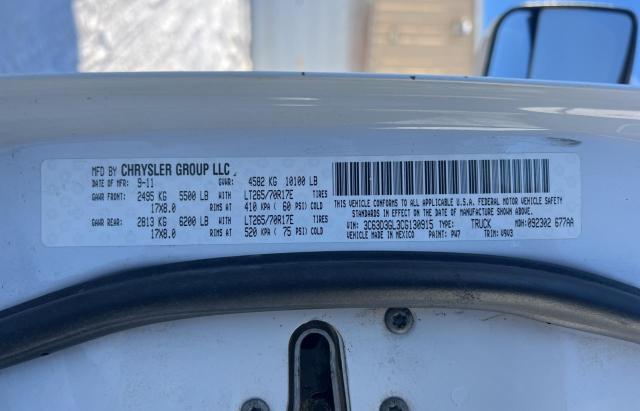 Photo 10 from auction – 2012 DODGE RAM 3500 S with VIN 3C63D3GL3CG130915