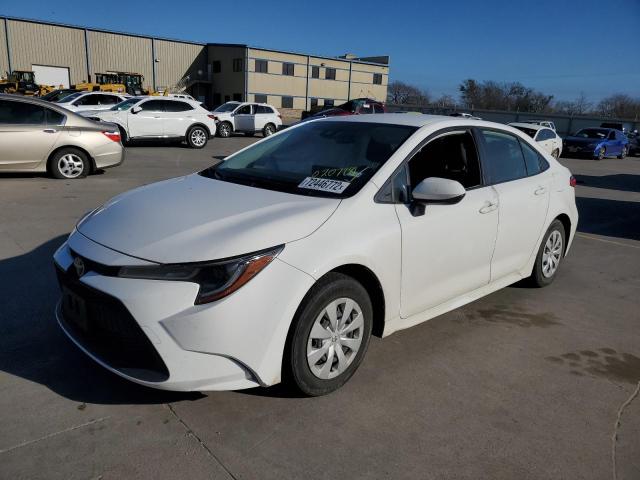 TOYOTA COROLLA L 2020 with VIN JTDDPRAE2LJ020728 - Photo from auction