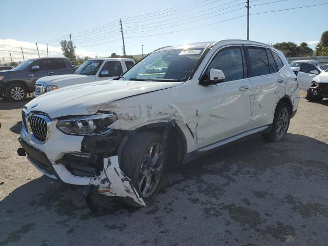 BMW X3 SDRIVE3 2021 with VIN 5UXTY3C02M9G39986 - Photo from auction