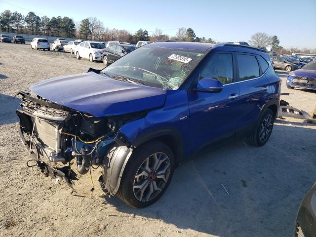 KIA SELTOS SX 2021 with VIN KNDETCA23M7174480 - Photo from auction