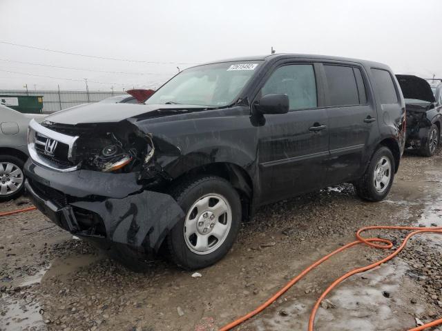 HONDA PILOT LX 2012 with VIN 5FNYF4H29CB002446 - Photo from auction