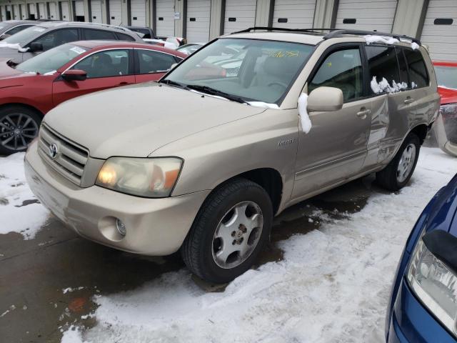 TOYOTA HIGHLANDER 2004 with VIN JTEEP21A140015306 - Photo from auction