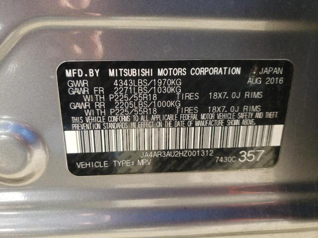 Photo 14 from auction – 2017 MITSUBISHI OUTLANDER with VIN JA4AR3AU2HZ001312