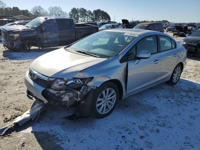 HONDA CIVIC EX 2012 with VIN 2HGFB2F88CH319872 - Photo from auction