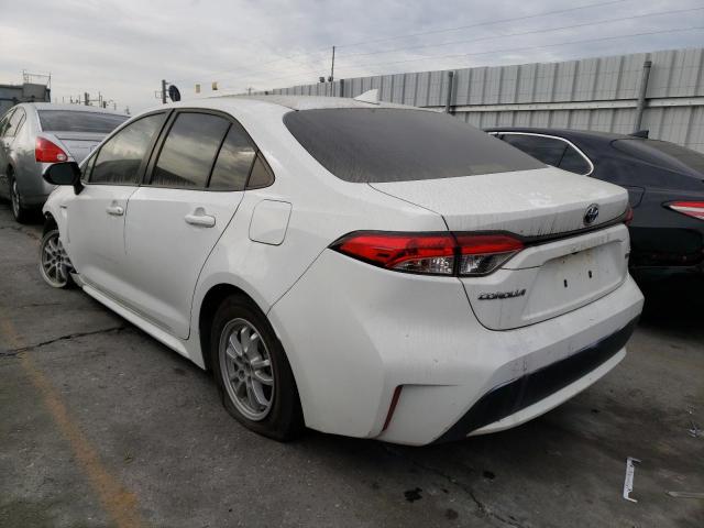 Photo 2 from auction – 2020 TOYOTA COROLLA LE with VIN JTDEBRBE3LJ016902