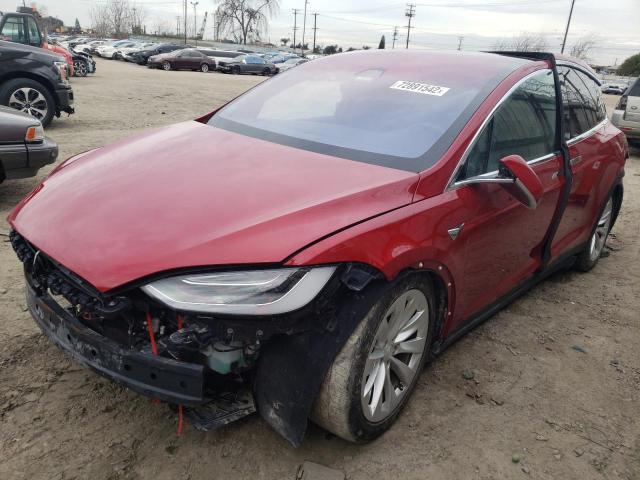 TESLA MODEL X 2017 with VIN 5YJXCDE28HF060709 - Photo from auction