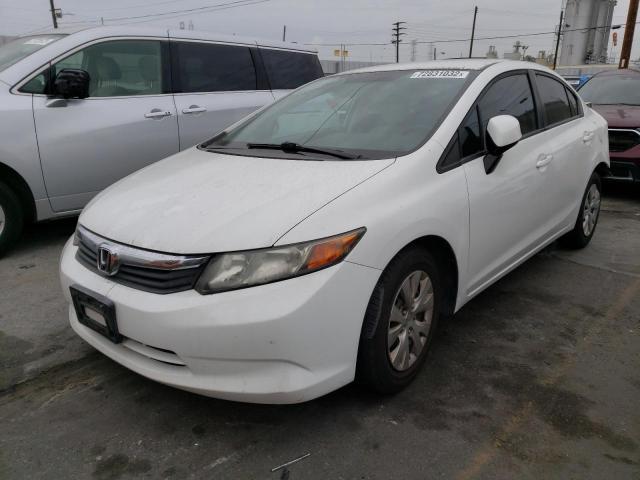 HONDA CIVIC LX 2012 with VIN 2HGFB2F57CH577449 - Photo from auction
