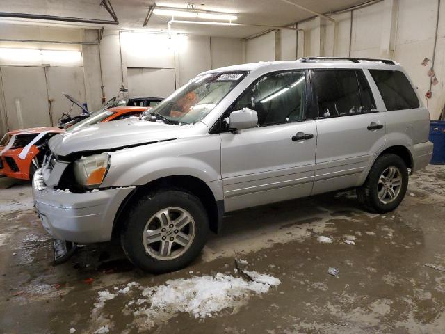 HONDA PILOT EX 2005 with VIN 5FNYF18485B046988 - Photo from auction