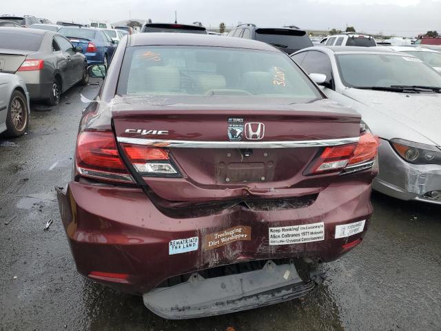 Photo 6 from auction – 2014 HONDA CIVIC LX with VIN 19XFB2F59EE235191