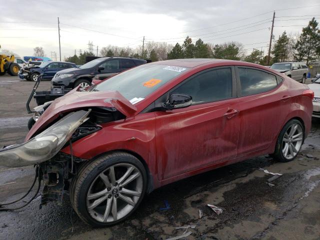 HYUNDAI ELANTRA GL 2012 with VIN KMHDH4AE2CU376283 - Photo from auction