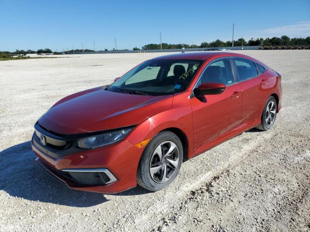 HONDA CIVIC LX 2019 with VIN 19XFC2F62KE003775 - Photo from auction