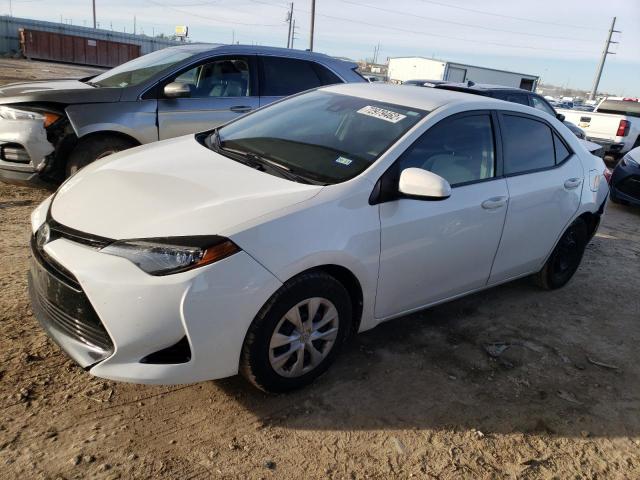 TOYOTA COROLLA L 2018 with VIN 5YFBURHE8JP815801 - Photo from auction