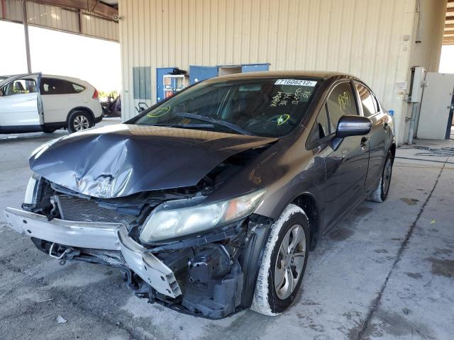 HONDA CIVIC LX 2015 with VIN 19XFB2F54FE037359 - Photo from auction