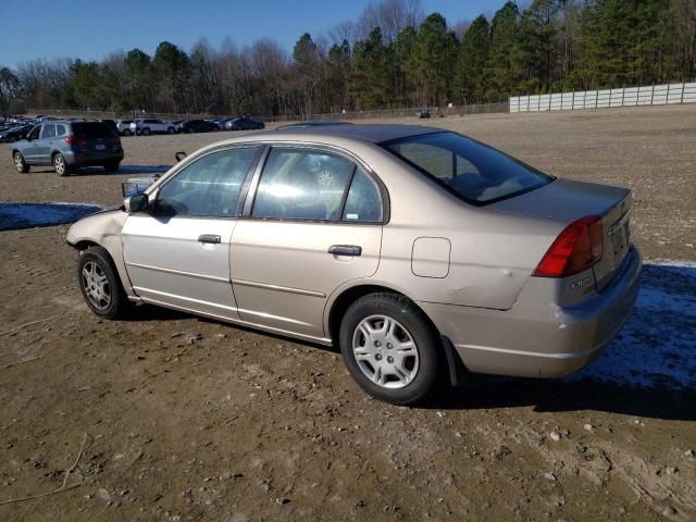 Photo 2 from auction – 2001 HONDA CIVIC LX with VIN 1HGES16591L038434