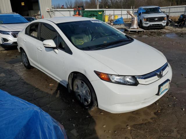 Photo 4 from auction – 2012 HONDA CIVIC HYBR with VIN JHMFB4F33CS006976