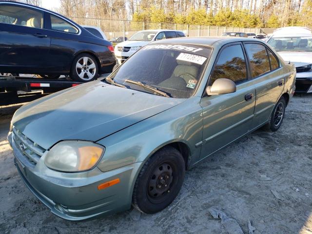 HYUNDAI ACCENT GL 2003 with VIN KMHCG45C73U468237 - Photo from auction