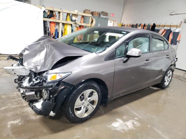 Photo 1 from auction – 2013 HONDA CIVIC LX with VIN 19XFB2F51DE095345