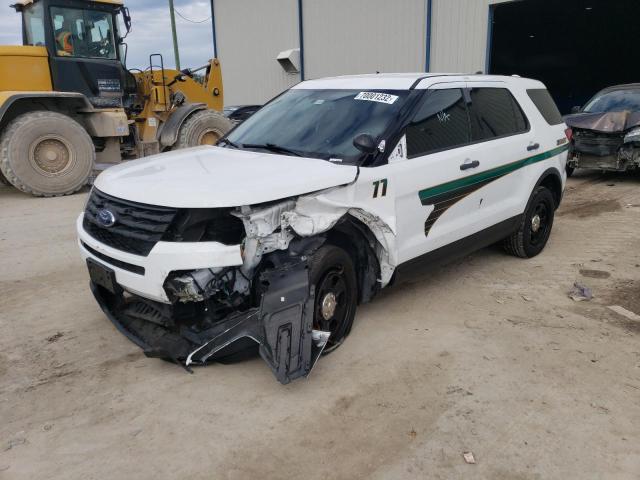 FORD EXPLORER P 2018 with VIN 1FM5K8ARXJGC95057 - Photo from auction