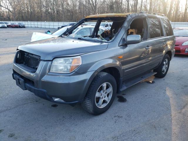 HONDA PILOT EXL 2007 with VIN 2HKYF18787H524809 - Photo from auction