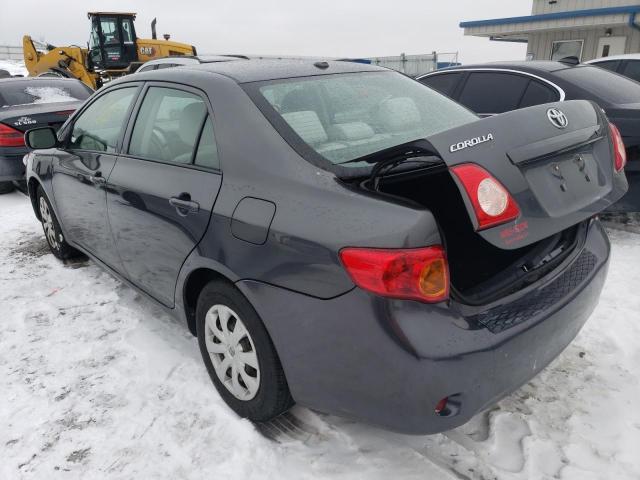 Photo 2 from auction – 2009 TOYOTA COROLLA BA with VIN 2T1BU40E69C157342