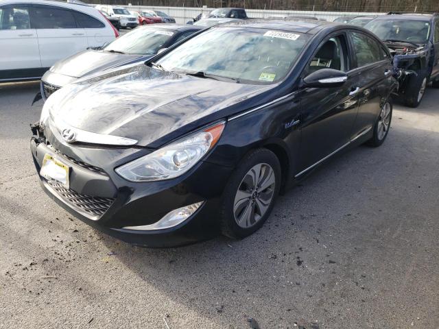HYUNDAI SONATA HYB 2014 with VIN KMHEC4A46EA115978 - Photo from auction