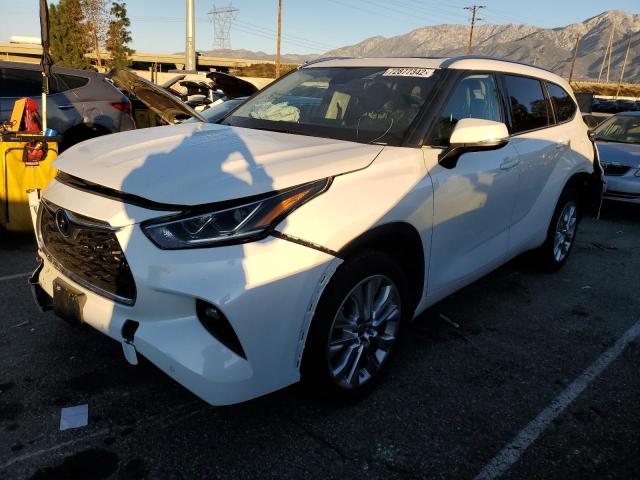 TOYOTA HIGHLANDER 2021 with VIN 5TDYZRAH2MS517403 - Photo from auction