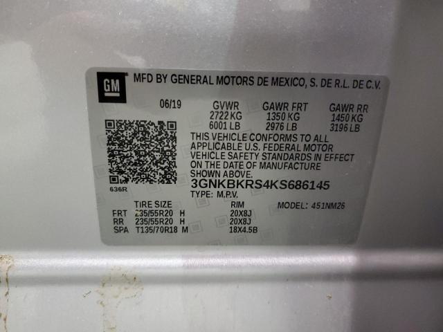 Photo 14 from auction – 2019 CHEVROLET BLAZER PRE with VIN 3GNKBKRS4KS686145
