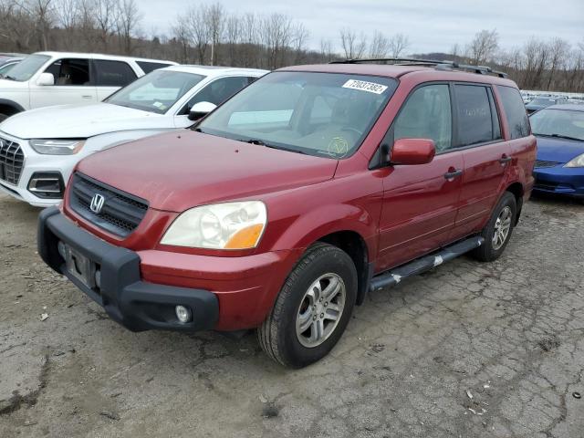 Photo 1 from auction – 2004 HONDA PILOT EXL with VIN 2HKYF18644H586050