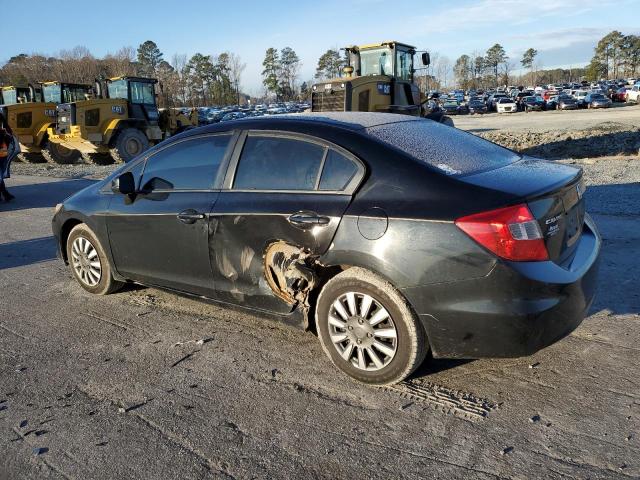 Photo 2 from auction – 2012 HONDA CIVIC LX with VIN 2HGFB2F52CH604198