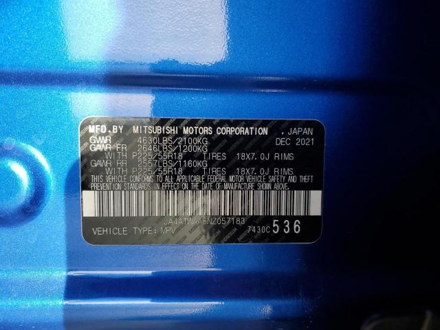 Photo 14 from auction – 2022 MITSUBISHI ECLIPSE CR with VIN JA4ATWAA5NZ057183