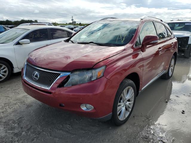 LEXUS RX 450 2010 with VIN JTJBC1BA1A2008252 - Photo from auction