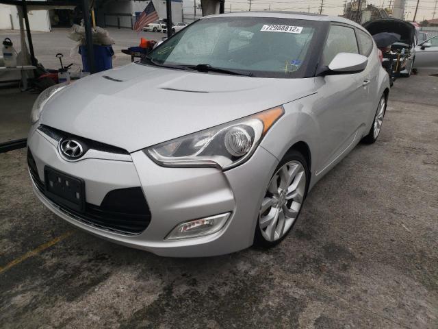 HYUNDAI VELOSTER 2012 with VIN KMHTC6AD3CU081285 - Photo from auction