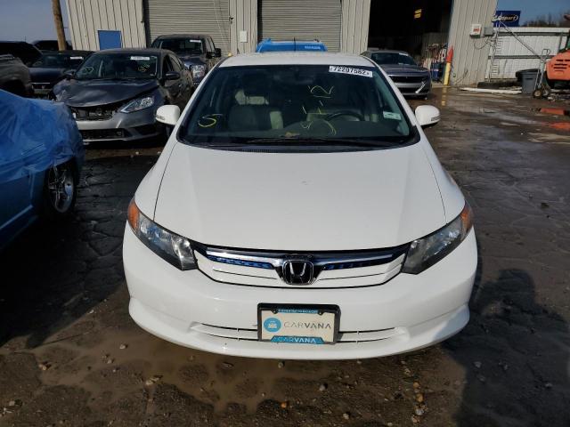 Photo 5 from auction – 2012 HONDA CIVIC HYBR with VIN JHMFB4F33CS006976