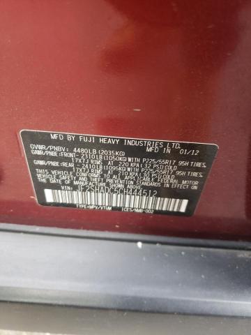 Photo 10 from auction – 2012 SUBARU FORESTER 2 with VIN JF2SHADC5CH444512