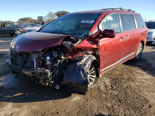 TOYOTA SIENNA XLE 2015 with VIN 5TDYK3DC0FS620940 - Photo from auction