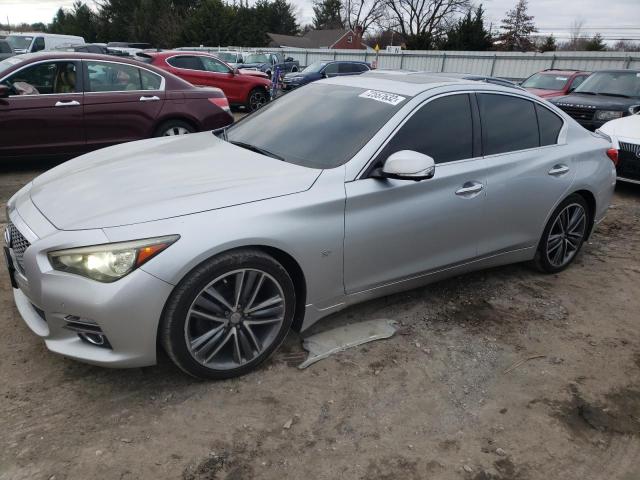 INFINITI Q50 BASE 2014 with VIN JN1BV7AR9EM697476 - Photo from auction