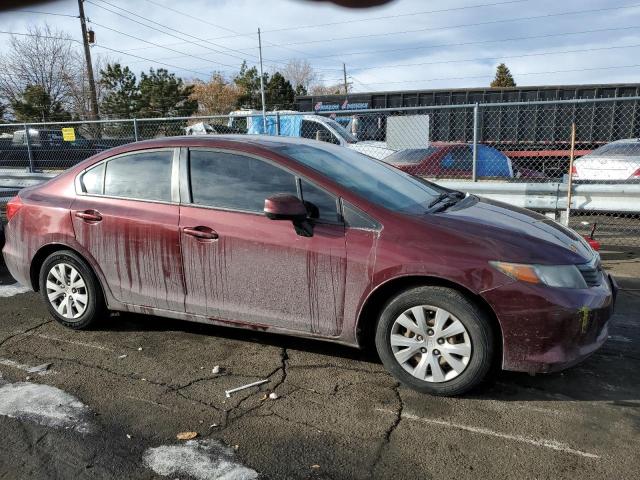 Photo 4 from auction – 2012 HONDA CIVIC LX with VIN 19XFB2F5XCE056283