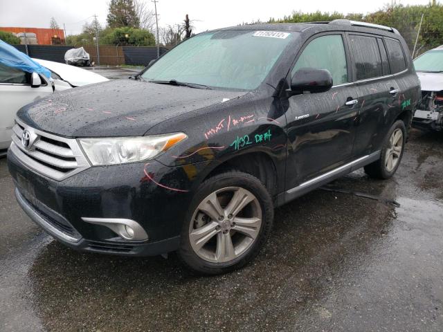 TOYOTA HIGHLANDER 2012 with VIN 5TDDK3EH6CS164737 - Photo from auction