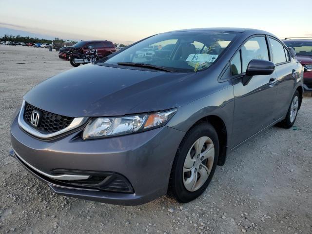 HONDA CIVIC LX 2015 with VIN 19XFB2F5XFE058846 - Photo from auction